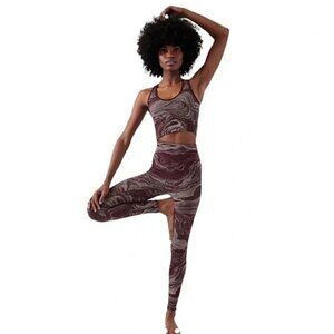 Athleta Aurora Shine Seamless leggings and tank set - Tank size M, Pants size S